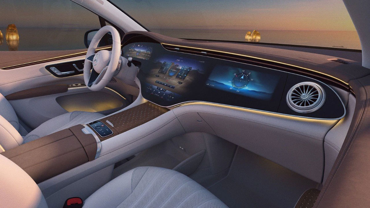 Nội thất Mercedes EQS 500 4MATIC